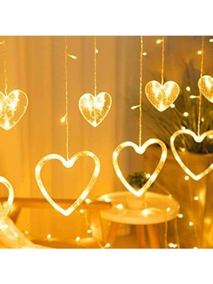 Allians Kalpli Perde LED Işık, Sıcak ve Romantik Atmosfer Yaratır