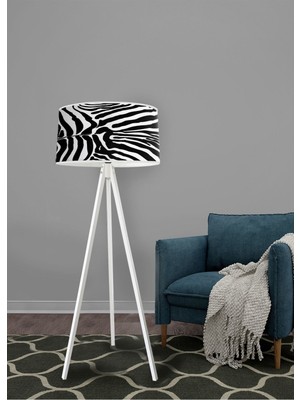 Allians Zebra Desenli Modern Dekoratif Lambader ile Şıklığa Adım Atın