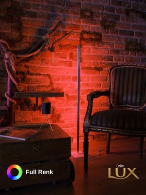 Allians 120 cm LED Lambader, Bluetooth, Ses ve Müziğe Duyarlı, Renkli Işık