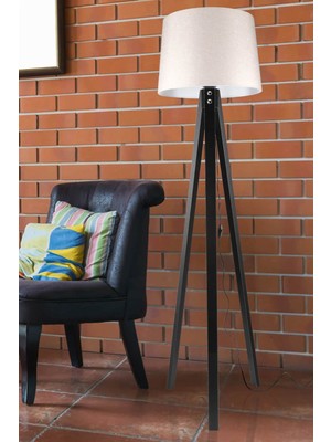 Allians Modern Siyah Ayaklı Pudra Lambader ile Şıklık ve Sıcaklık Katın