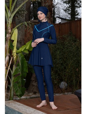 inStyle 6016 Koyu Lacivert Tesettür Mayo