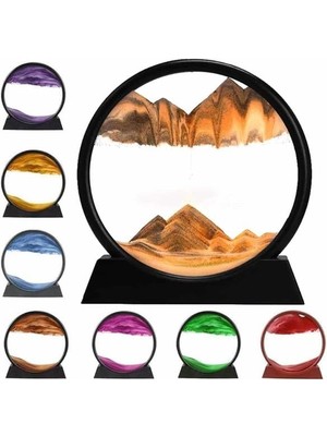 Zero Land Hnrlishp 7 Inç Mi Orta Boy Dekoratif Yuvarlak Şık Kum Tablosu Modern Dekoratif Süs