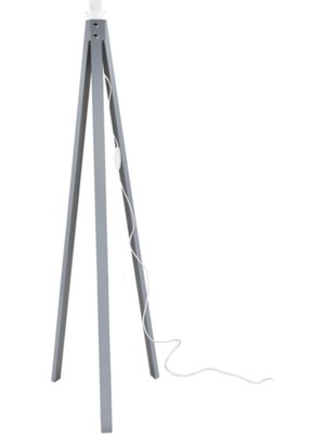 Allians Modern Gri Lambader Ayağı, Şık ve Dayanıklı Tasarım, Ev Dekorasyonu Için Ideal