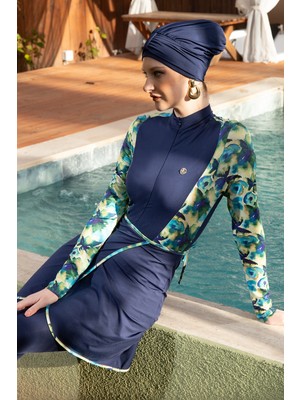 inStyle 2318 Koyu Lacivert Tesettür Mayo