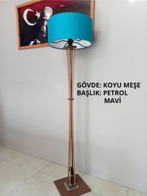 Allians Şık ve Doğal Ahşap Lambader ile Sıcak Atmosfer Yaratın