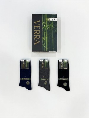 Verra Erkek Uzun Çorap Bambu 12 Li Kutu