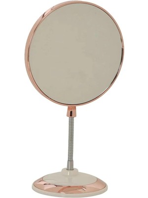 Storemax Uslucanmarketplace Busstier 3x Büyüteçli Çift Taraflı Masaüstü Makyaj ve Tıraş Aynası - Profesyonel Yuvarlak Ayna