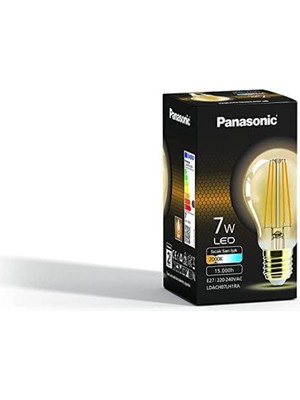 Allians E27 Fil ST64 Gold 7W Sarı Işık 630LM 2000K, Dekoratif Aydınlatma