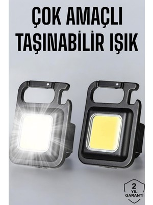 Allians Çok Amaçlı Mıknatıslı Taşınabilir LED Işık Şarjlı