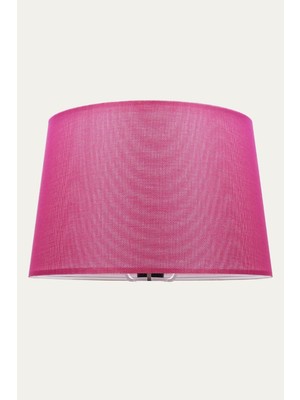 Allians Fuşya Lambader Başlığı, Çap 35 Cm, Konik Tasarım, Şık ve Modern Dekorasyon