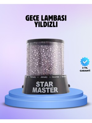 Allians Yıldızlı Galaksi LED Projektör ile Odanıza Sihirli Atmosfer Katın