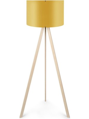 Allians Modern Ahşap Üç Ayaklı Lambader AYD-1570, Şık ve Fonksiyonel Aydınlatma