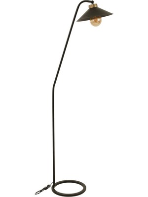 Allians Modern Siyah Metal Lambader, Şık ve Ayarlanabilir Aydınlatma ile