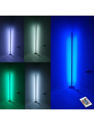 Allians Kumandalı Rgb LED Köşe Lambader, Dekoratif Aydınlatma, Modern Tasarım
