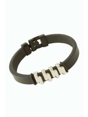 Esranın Dünyası Çizgili Kaliteli Suni Deri Bileklik RSBİJ34-ESRDNS