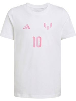 Adidas Y Messi N&n G T Çocuk Futbol Tişörtü KB9485 Beyaz
