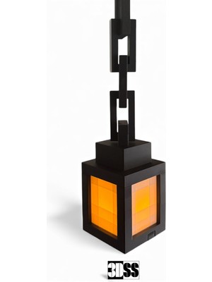 Allians Minecraft Temalı LED Masaüstü Lamba, Dekoratif Işık ve Mumlu Fener