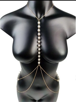 Özbience Inci Zinciri Vücut Aksesuarı, Zarif ve Şık Tasarım