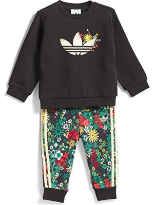 Adidas Crew Set Bebek Günlük Eşofman Takımı KD3412 Siyah