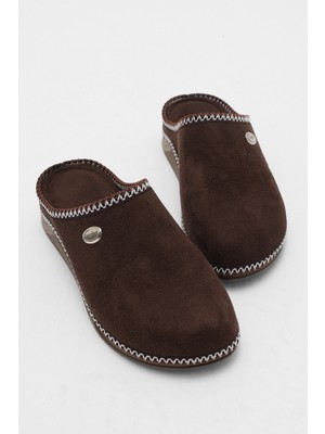 Tonny Black Kadın Kahverengi Rahat Kalıp Poli Taban Günlük Terlik