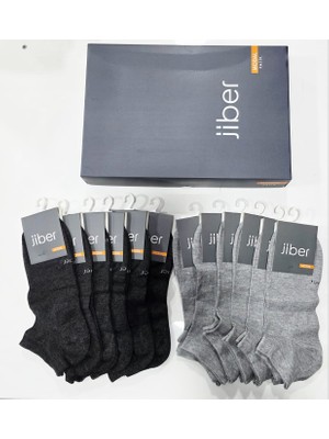 Jiber Erkek Modal Patik Çorap 12 Li Kutu