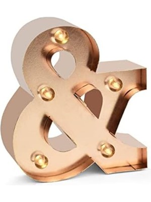 Allians Parlak Işık Harf Dekorasyon, Şık ve Modern Tasarım, Evinize Işık Katın