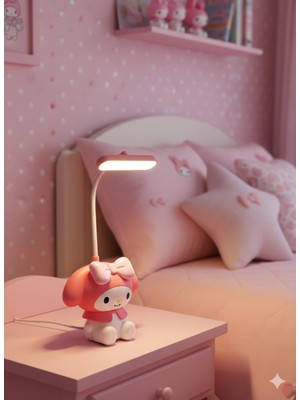 Allians Sevimli My Melody ve Kuromi LED Masa Lambası, Çocuk Odası Için Ideal