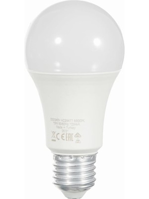 Allians 13W Beyaz LED Ampul, 1521 Lümen, E27, 6500K, Enerji Tasarruflu