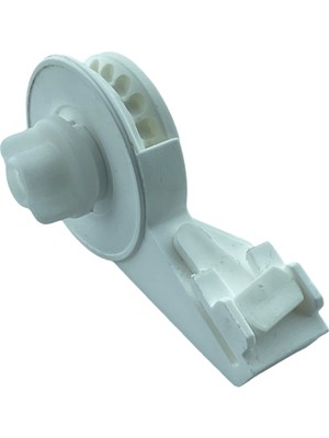 MorPerde Yüksek Kasa Katlamalı Perde Beyaz Zincir Mekanizması Altıgen Milli