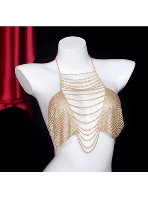 Özbience Parlak Vücut Zinciri ile Tarzınıza Işıltı Katın ve Fark Yaratın