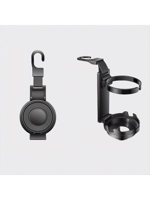 DS LLC Ally Araba Arka Koltuk Için 3in1 Katlanabilir Çok Fonksiyonlu Telefon Bardak ve Çanta Tutucu-(57