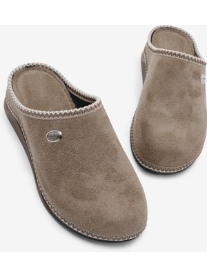 Tonny Black Kadın Bej Rahat Kalıp Poli Taban Günlük Terlik