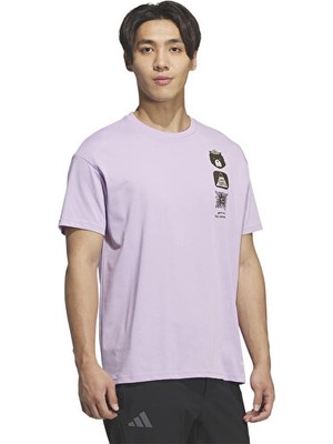 Adidas Terrex mt Gfx Tee Erkek Outdoor Tişörtü KE3719 Mor