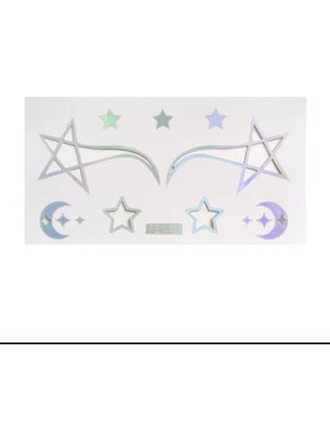 Özbience Holografik Yüz ve Göz Stickerleri, Eğlenceli ve Çarpıcı Tasarımlar