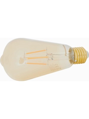 Allians E27 Fil ST64 Lamba, Sıcak Sarı Işık, 4W, 360LM, 2000K, Gold Renk
