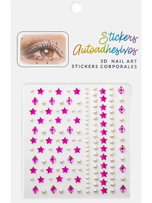 Özbience Parlak Vücut ve Yüz Taşı Stickers, Tırnak, Festival ve Makyaj Için