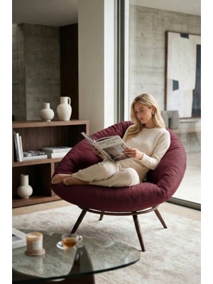 AVYNA Orvella Elite™ Tekli Koltuk, Tv & Dinlenme Koltuğu, Premium Berjer, Ithal Kumaş ve Uzun Ömürlü Kumaş