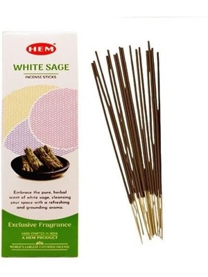 Tekinhediyelik Hem White Sage (Beyaz Adaçayı) Tütsü