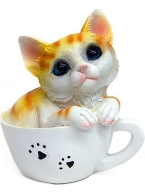 Tekinhediyelik Kedi Fincanda Kumbara