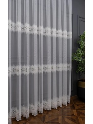 Farbateks Birita Serisi Modern Ütü Istemez  Kırışmaz 3kat Pilei Tül Perde