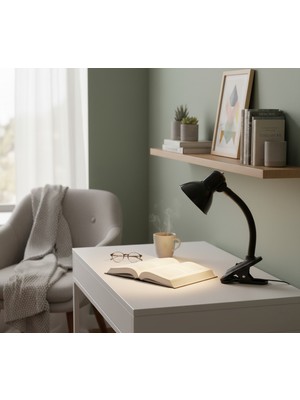 Allians Modern E27 Duy Masa Lambası, 80X200 Mm, Şık ve Kullanışlı Tasarım
