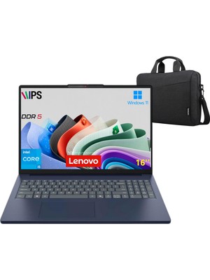 Lenovo Ideapad Slim 3 16IRH10 P17 Intel Core I5 13420H 16GB 1tb SSD 16" Fhd+ Wuxga IPS WIN11 Pro 83K2001RTR Taşınabilir Bilgisayar (Lenovo Çanta Hediyeli)