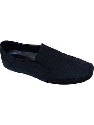 Modayak Modesa 278 Siyah Velvet Hakiki Deri Erkek Ayakkabı