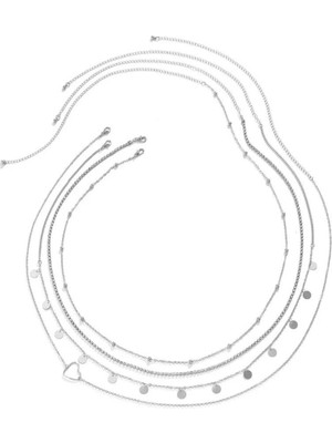 Özbience 4'lü Altın Renk Taşlı Bel Zinciri, Şıklığınızı Tamamlar