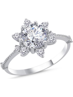 La Mia Felicita 925 Ayar Gümüş Lotus Çiçeği Yüzük