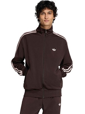 Adidas Firebird Tt Erkek Günlük Ceket KD8309 Kahverengi