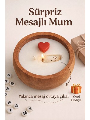 Nish Candles Gizli Mesajlı Mum - Baba Oluyorsun - Sürpriz Hamilelik Duyuru Hediyesi