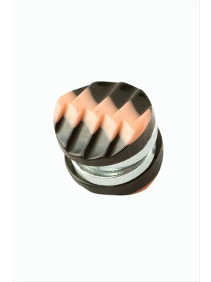 DS LLC Zikzak Desenli Kupa Eşarp Mıknatısı 1 Adet DLLSRSBJ34