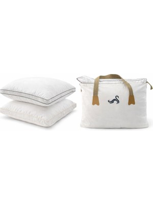 Assa Home Microjel Yastık Çift Biyeli Yastık Kılıfı Çantalı