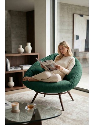 AVYNA Orvella Elite™ Tekli Koltuk, Tv & Dinlenme Koltuğu, Premium Berjer, Ithal Kumaş ve Uzun Ömürlü Kumaş